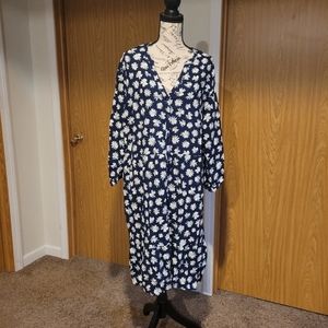 Old Navy XXL daisy button up dress